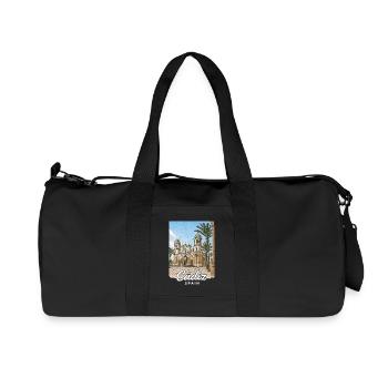 Cadiz Spanien - Recycelte Canvas-Sporttasche von Stanley/Stella - Schwarz - Vorne