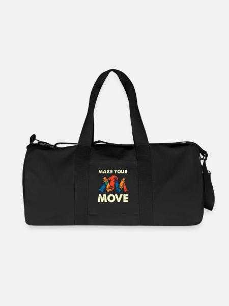 Faites votre mouvement – pièces d’échecs colorées - Sac de sport en toile recyclée Stanley/Stella - noir