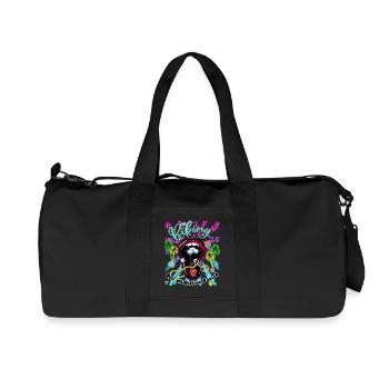 Biking - Recycled Canvas Sports Bag by Stanley/Stella - black - Front