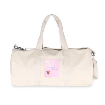 Shine Bright – Be Your Own Light - Recycled Canvas Sports Bag by Stanley/Stella - natural - Front