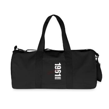 65th Birthday Original December Born 1961 - Recycled Canvas Sports Bag by Stanley/Stella - black - Front