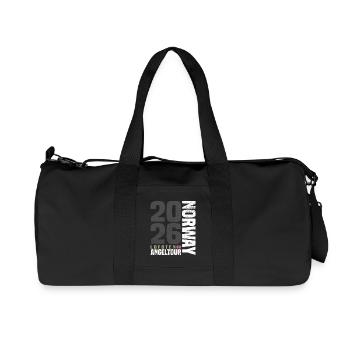 Lofoten Angeltour Norwegen 2026 - Recycelte Canvas-Sporttasche von Stanley/Stella - Schwarz - Vorne