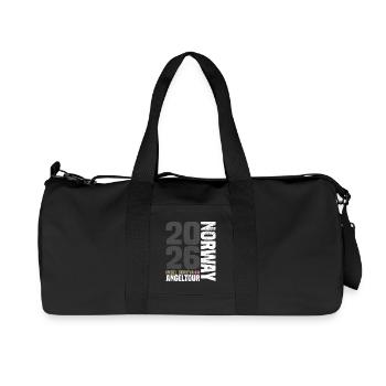 Voyage de pêche à Soroya en Norvège 2026 - Sac de sport en toile recyclée Stanley/Stella - noir - Devant
