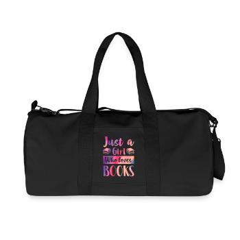 Juste une fille qui aime les livres - Sac de sport en toile recyclée Stanley/Stella - noir - Devant