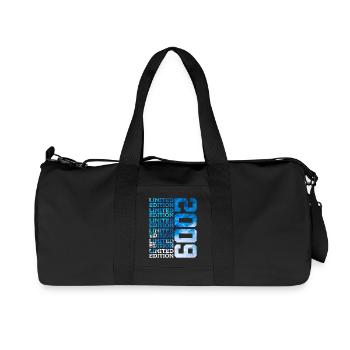 LIMITED EDITION 2009 17 YEARS 17TH BIRTHDAY - Recycled Canvas Sports Bag by Stanley/Stella - black - Front