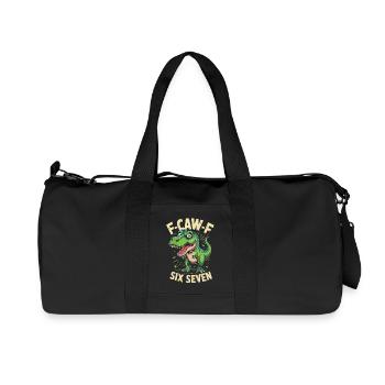 F-Caw-F Six Seven Dino - Recycled Canvas Sports Bag by Stanley/Stella - black - Front