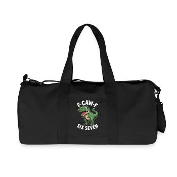 F-Caw-F Six Seven Dino - Recycled Canvas Sports Bag by Stanley/Stella - black - Front