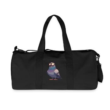 Pigeons Pigeon - Sac de sport en toile recyclée Stanley/Stella - noir - Devant