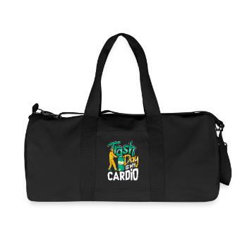 Der Mülltag Ist Mein Lieblingstag - Recycelte Canvas-Sporttasche von Stanley/Stella - Schwarz - Vorne