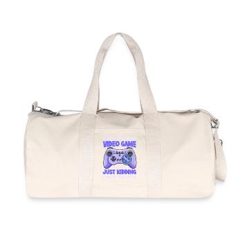 Jeux de joueurs - Sac de sport en toile recyclée Stanley/Stella - blanc naturel - Devant