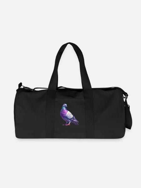 Tauben Taube - Recycelte Canvas-Sporttasche von Stanley/Stella - Schwarz