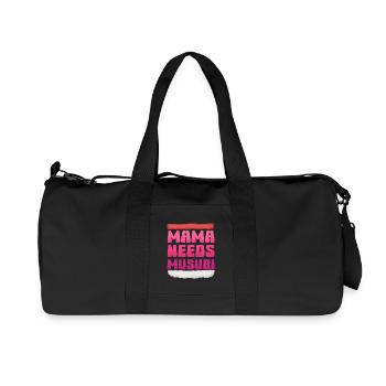 Mama Needs Musubi - Recycled Canvas Sports Bag by Stanley/Stella - black - Front