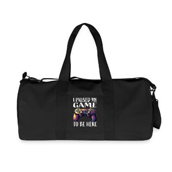 Spiel Pause Neon Controller - Recycelte Canvas-Sporttasche von Stanley/Stella - Schwarz - Vorne