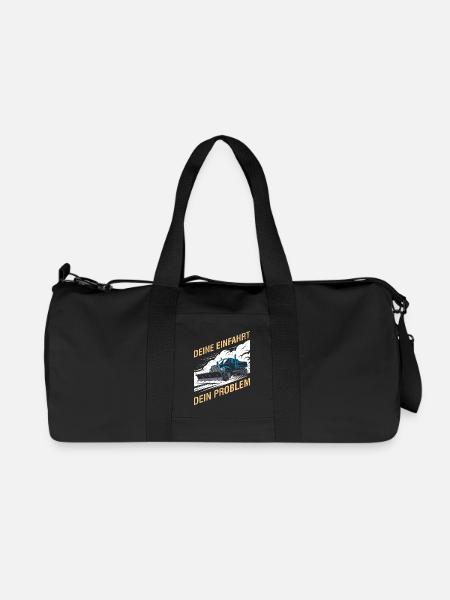 Winterdienst YOUR DRIVEWAY YOUR PROBLEM Lustig - Recycelte Canvas-Sporttasche von Stanley/Stella - Schwarz