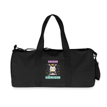 Zocker Königin - Recycelte Canvas-Sporttasche von Stanley/Stella - Schwarz - Vorne