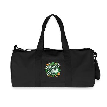 Shamrock Squad: Green Spell - Recycled Canvas Sports Bag by Stanley/Stella - black - Front