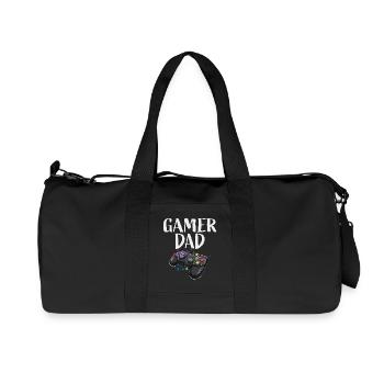 Gamer Dad - Recycled Canvas Sports Bag by Stanley/Stella - black - Front
