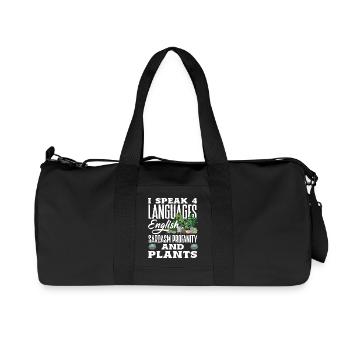 Garden & Plant Lovers Gifts - Recycled Canvas Sports Bag by Stanley/Stella - black - Front