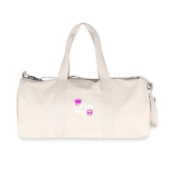 Chefin Edition 1990 Powerfrau 35 Jahre - Recycelte Canvas-Sporttasche von Stanley/Stella - Naturweiß - Vorne