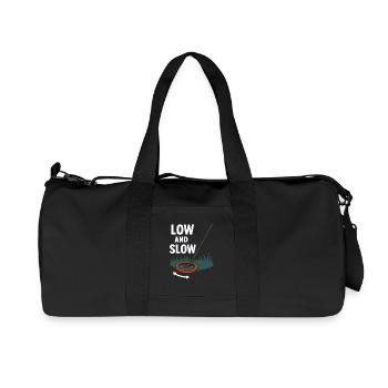 Schatzsuche bei niedriger und langsamer Metallerkennung - Recycelte Canvas-Sporttasche von Stanley/Stella - Schwarz - Vorne