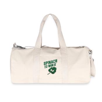 Nutritionniste Épinards pour gagner Régime alimentaire enregistré - Sac de sport en toile recyclée Stanley/Stella - blanc naturel - Devant