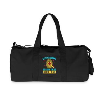 Forensic Science Major Catch The Criminal - Recycled Canvas Sports Bag by Stanley/Stella - black - Front
