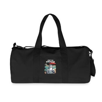 Was der Phoque Normandy Regional Humor Pride - Recycelte Canvas-Sporttasche von Stanley/Stella - Schwarz - Vorne