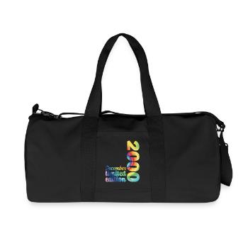 Geburtstag Dezember 2000 Geschenk Tie And Dye T-Shirt - Recycelte Canvas-Sporttasche von Stanley/Stella - Schwarz - Vorne