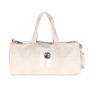 Puffin Papageientaucher - Recycelte Canvas-Sporttasche von Stanley/Stella - Naturweiß - Vorne