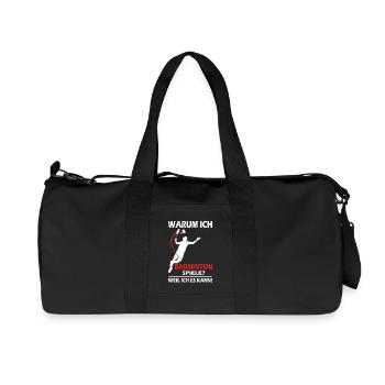 Joueur de badminton offre des tenues de badminton - Sac de sport en toile recyclée Stanley/Stella - noir - Devant