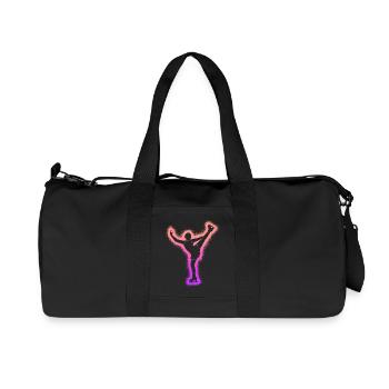 Eiskunstläuferin Eislaufen Mädchen Eiskunstlauf - Recycled Canvas Sports Bag by Stanley/Stella - black - Front