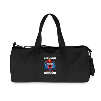 I have to fuck funny chicken sarcasm humor - Recycled Canvas Sports Bag by Stanley/Stella - black - Front