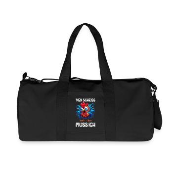 I have to fuck funny chicken sarcasm humor - Recycled Canvas Sports Bag by Stanley/Stella - black - Front