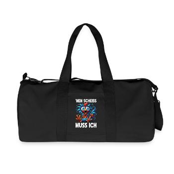 I have to fuck funny chicken sarcasm humor - Recycled Canvas Sports Bag by Stanley/Stella - black - Front