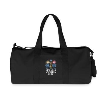 New Year Vacation Mode - Recycled Canvas Sports Bag by Stanley/Stella - black - Front