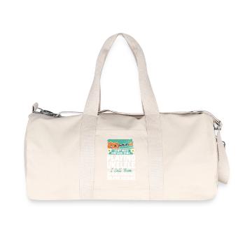 Hawaiian Ukulele Uke I Don't Make - Recycled Canvas Sports Bag by Stanley/Stella - natural - Front