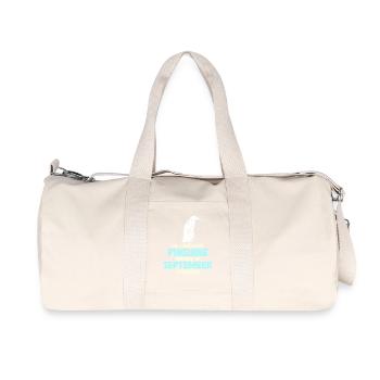 September Birthday Penguin Saying Funny - Recycled Canvas Sports Bag by Stanley/Stella - natural - Front