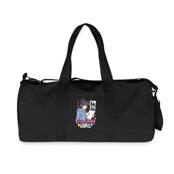 I'm The Birthday Girl - Recycelte Canvas-Sporttasche von Stanley/Stella - Schwarz - Vorne
