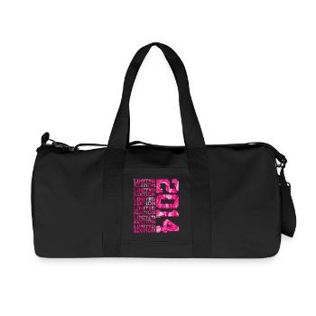 LIMITED EDITION 2014 12 YEARS PINK 12TH BIRTHDAY - Recycled Canvas Sports Bag by Stanley/Stella - black - Front