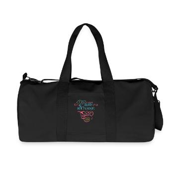 School Child 2026 - School Enrollment - First Grade - Recycled Canvas Sports Bag by Stanley/Stella - black - Front