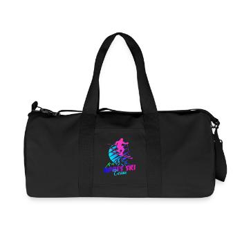 Après l’équipe de ski, sports d’hiver, vacances de ski, années 80 - Sac de sport en toile recyclée Stanley/Stella - noir - Devant