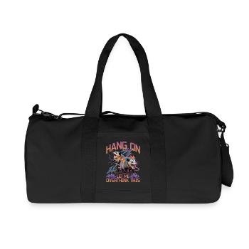 Funny Opossum - Recycled Canvas Sports Bag by Stanley/Stella - black - Front