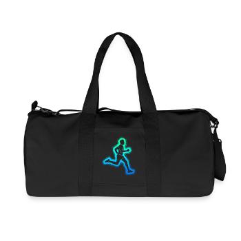 Course à pied Coureur Hommes Enfants Garçons Coureurs - Sac de sport en toile recyclée Stanley/Stella - noir - Devant