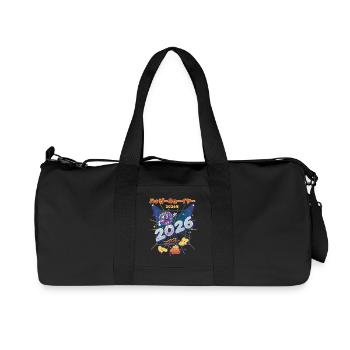 Happy New Year 2026 Celebrate in Style - Recycled Canvas Sports Bag by Stanley/Stella - black - Front