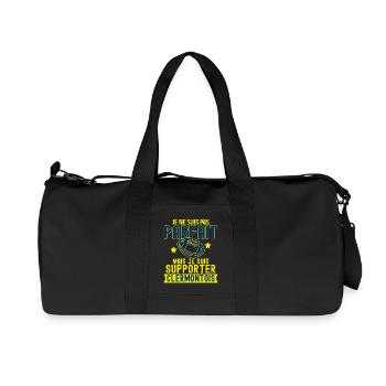 Supporter Clermont Clermontois Rugby Club - Recycled Canvas Sports Bag by Stanley/Stella - black - Front