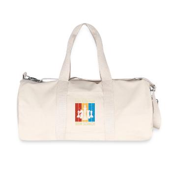 Cadeaux pour joueurs d’échecs Accessoires d’échecs Échiquier Échiquier - Sac de sport en toile recyclée Stanley/Stella - blanc naturel - Devant