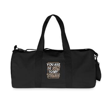 Tu es le gin de mon Tonic - Sac de sport en toile recyclée Stanley/Stella - noir - Devant