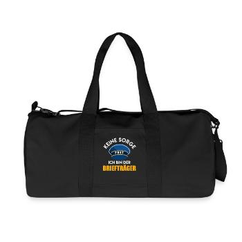 Postman DON'T WORRY, I'M THE POSTMAN - Recycled Canvas Sports Bag by Stanley/Stella - black - Front