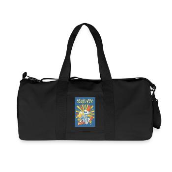 New Year's Eve 2026 Skeleton Party Celebration - Recycled Canvas Sports Bag by Stanley/Stella - black - Front