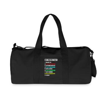 Fagott: Mein perfekter Tag Lustige Musiker-Geschenk - Recycelte Canvas-Sporttasche von Stanley/Stella - Schwarz - Vorne